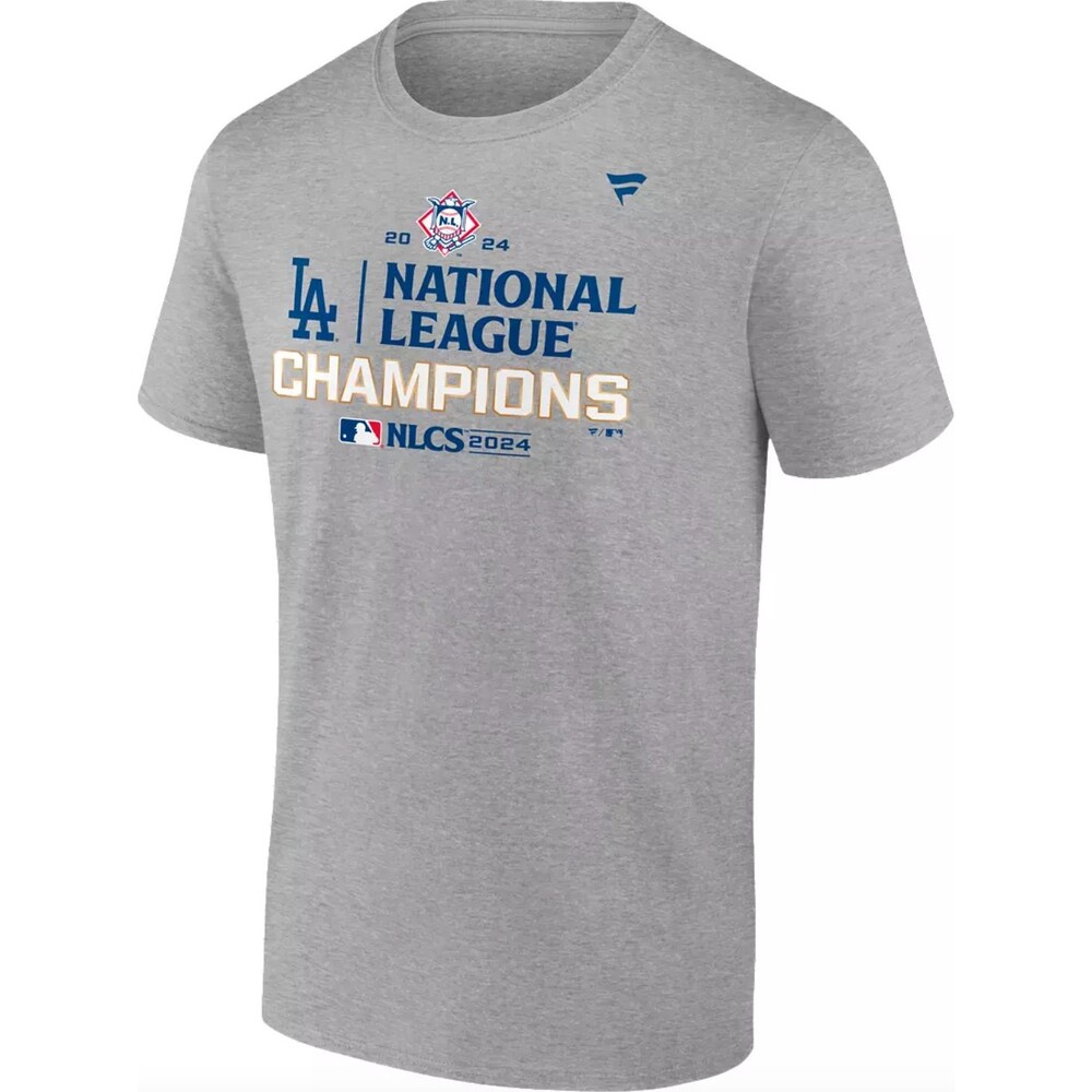 C236 MLB 2024 NLCS Champions Los Angeles Dodgers Locker Room T-Shirt Large NWT